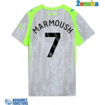 Manchester City Omar Marmoush #7 Rezervni Dres za Ženska 2025-26 Kratak Rukav